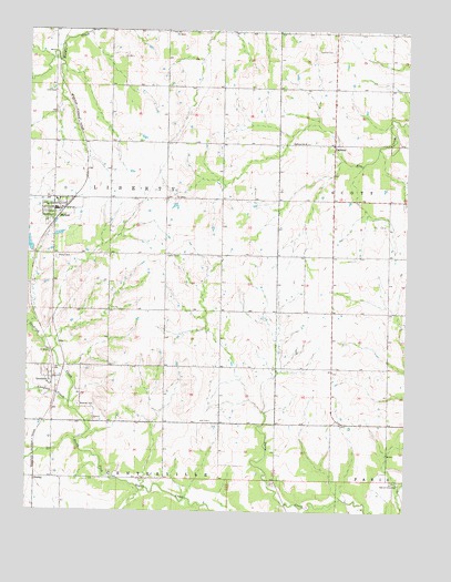 Parker, KS USGS Topographic Map