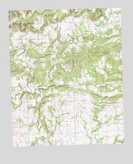 Parker, OK USGS Topographic Map