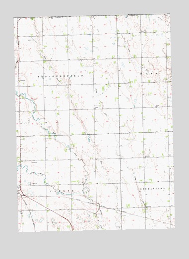 Parker NE, SD USGS Topographic Map
