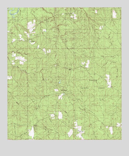 Parker Springs, AL USGS Topographic Map