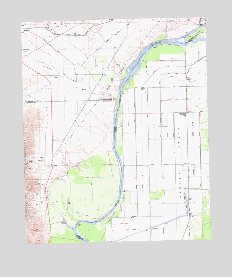 Parker SW, CA USGS Topographic Map