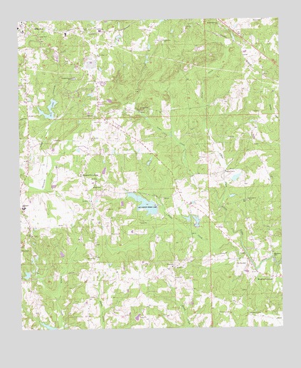Parkers Crossroads, AL USGS Topographic Map