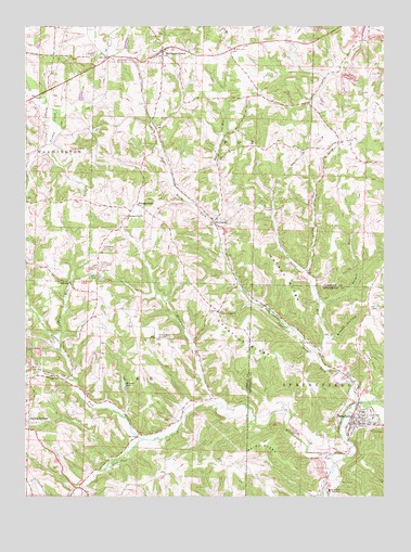 Bergholz, OH USGS Topographic Map