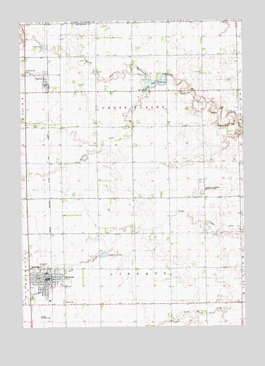 Parkston, SD USGS Topographic Map