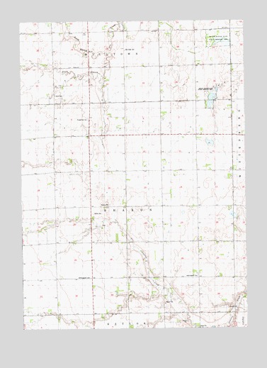 Parkston SE, SD USGS Topographic Map