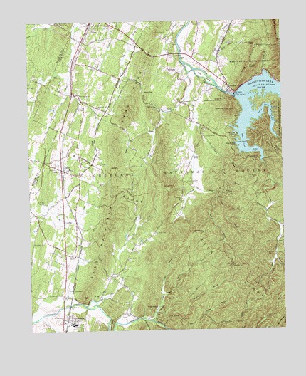 Parksville, TN USGS Topographic Map