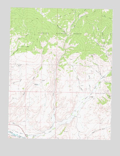 Parlin, CO USGS Topographic Map