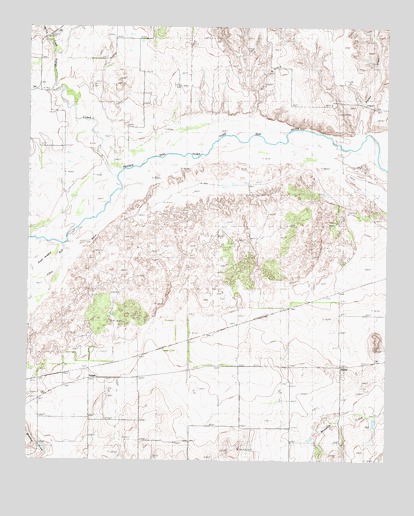 Parnell, TX USGS Topographic Map