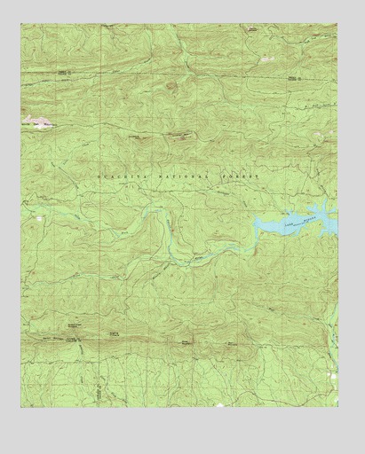 Paron SW, AR USGS Topographic Map