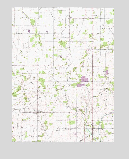 Parr, IN USGS Topographic Map