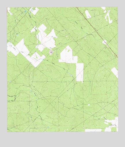 Parrilla Creek NE, TX USGS Topographic Map