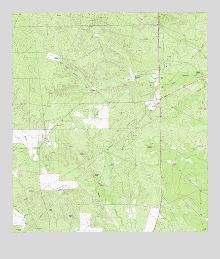 Parrilla Creek SW, TX USGS Topographic Map