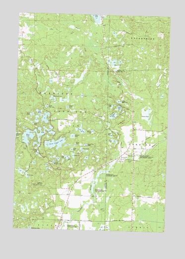 Parrish, WI USGS Topographic Map