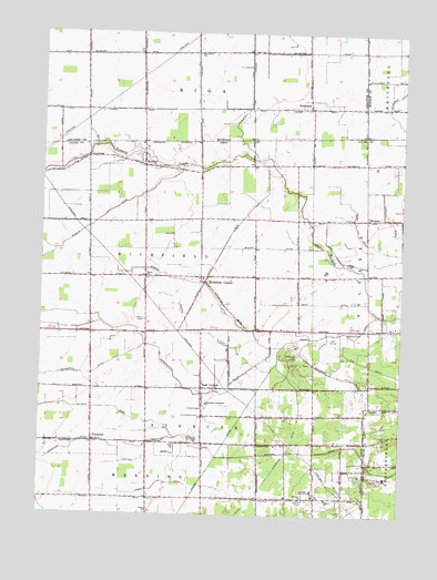 Berkey, OH USGS Topographic Map