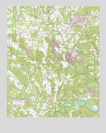 Parrish, AL USGS Topographic Map