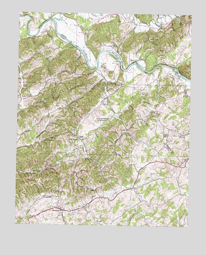 Parrottsville, TN USGS Topographic Map