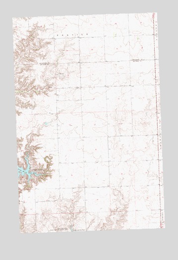 Parshall SW, ND USGS Topographic Map