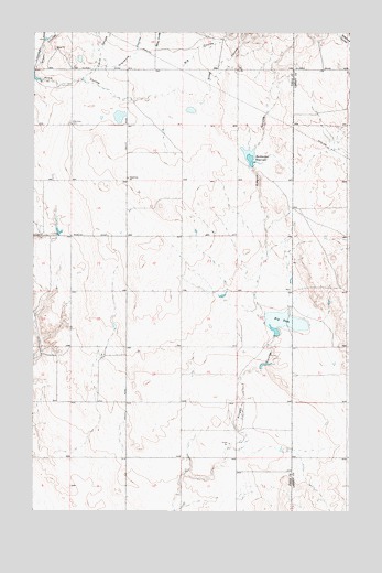 Berkholder Reservoir, MT USGS Topographic Map
