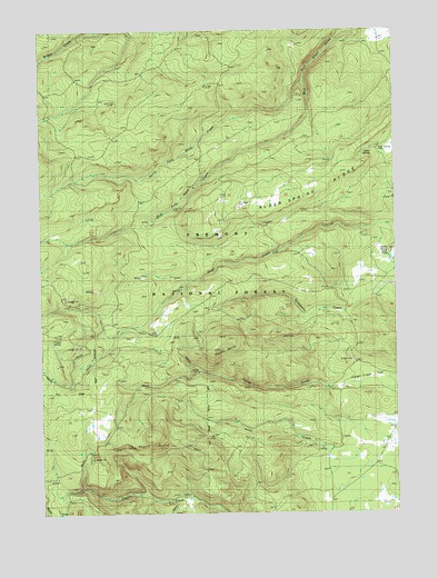 Partin Butte, OR USGS Topographic Map