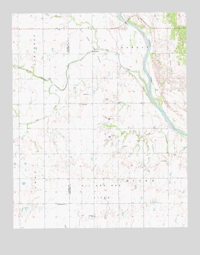 Parvin, OK USGS Topographic Map