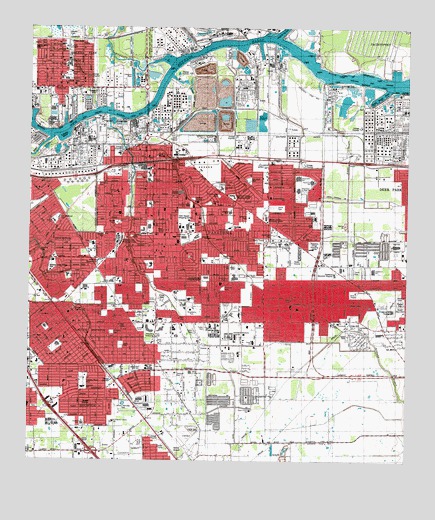 Pasadena, TX USGS Topographic Map
