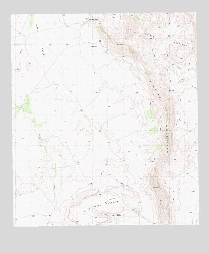 Paso Del Norte, TX USGS Topographic Map
