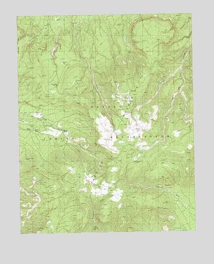 Pastora Peak, AZ USGS Topographic Map