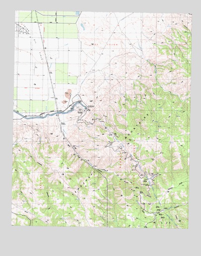 Pastoria Creek, CA USGS Topographic Map