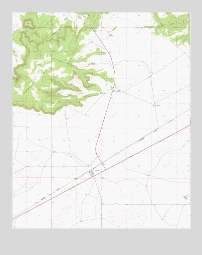 Pastura, NM USGS Topographic Map