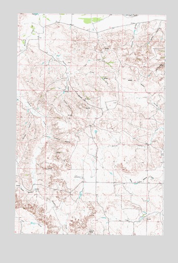 Pasture Creek, MT USGS Topographic Map