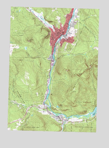 Berlin, NH USGS Topographic Map