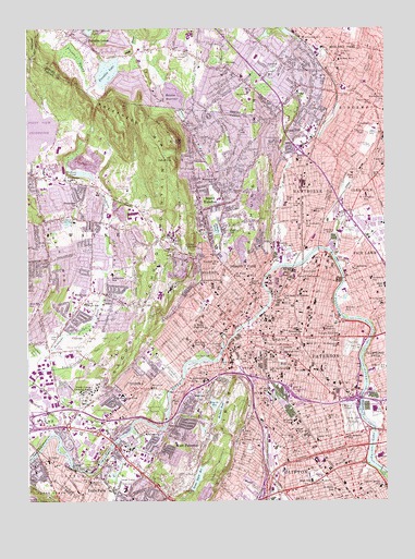 Paterson, NJ USGS Topographic Map