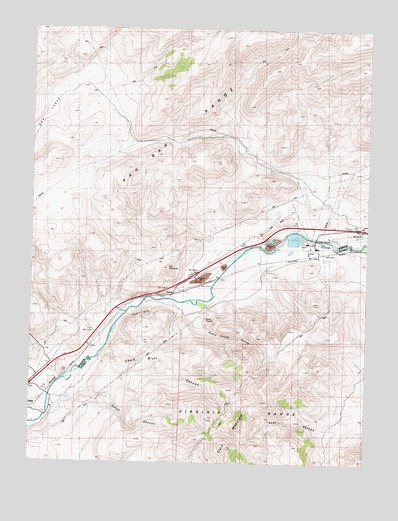 Patrick, NV USGS Topographic Map