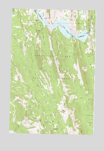 Patricks Basin, MT USGS Topographic Map
