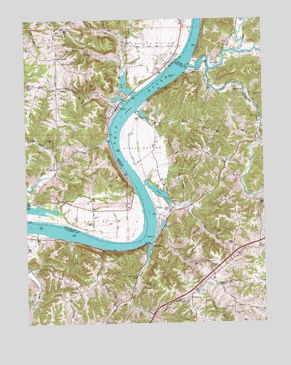 Patriot, IN USGS Topographic Map