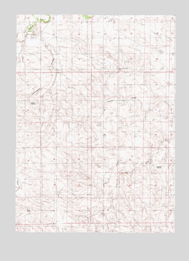 Patsy Draw, WY USGS Topographic Map