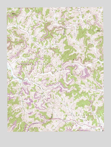 Berlin, WV USGS Topographic Map