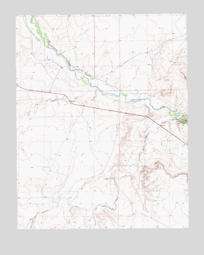Patterson Crossing, CO USGS Topographic Map