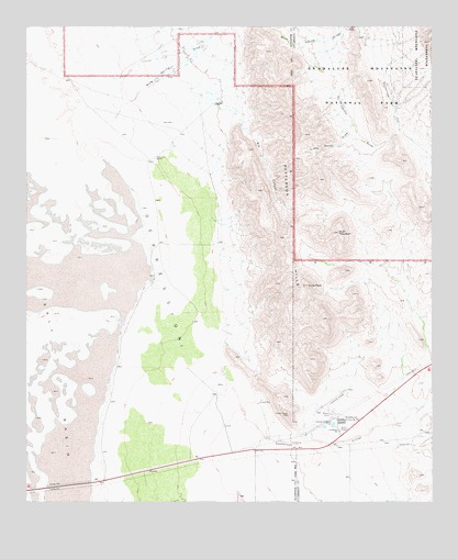 Patterson Hills, TX USGS Topographic Map
