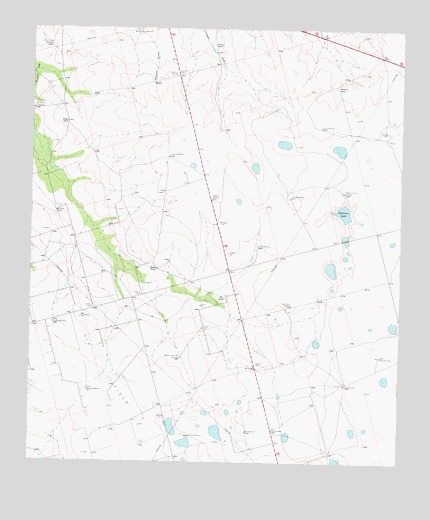 Patterson Lake, TX USGS Topographic Map