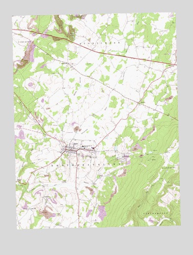 Berlin, PA USGS Topographic Map
