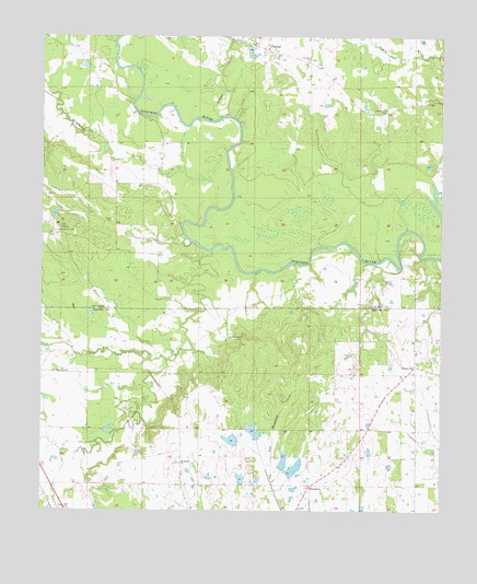 Paulette, MS USGS Topographic Map