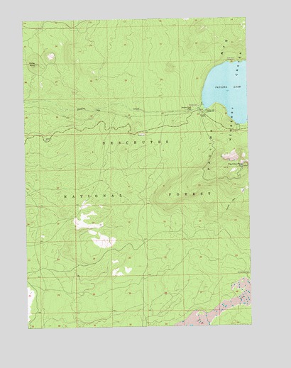 Paulina Peak, OR USGS Topographic Map