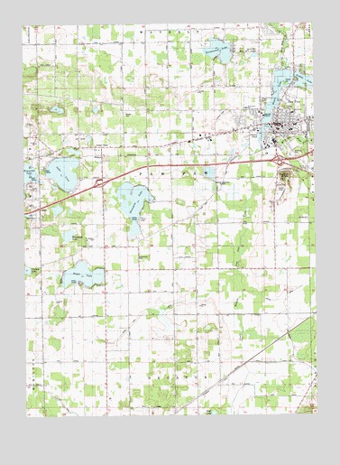 Paw Paw, MI USGS Topographic Map