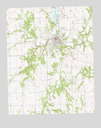 Pawnee, OK USGS Topographic Map