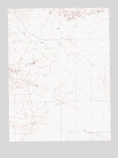 Pawnee Buttes, CO USGS Topographic Map
