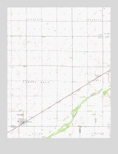 Pawnee Rock, KS USGS Topographic Map