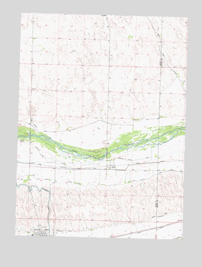 Paxton North, NE USGS Topographic Map