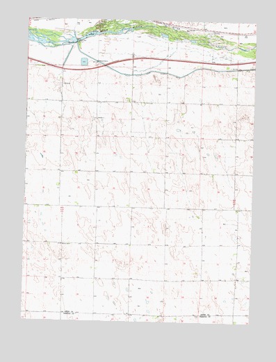 Paxton SW, NE USGS Topographic Map