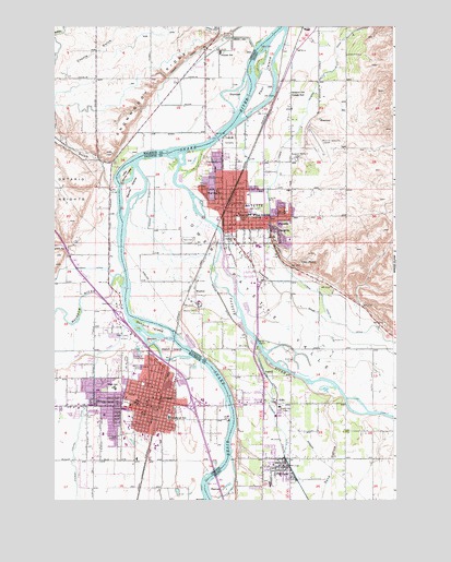 Payette, ID USGS Topographic Map